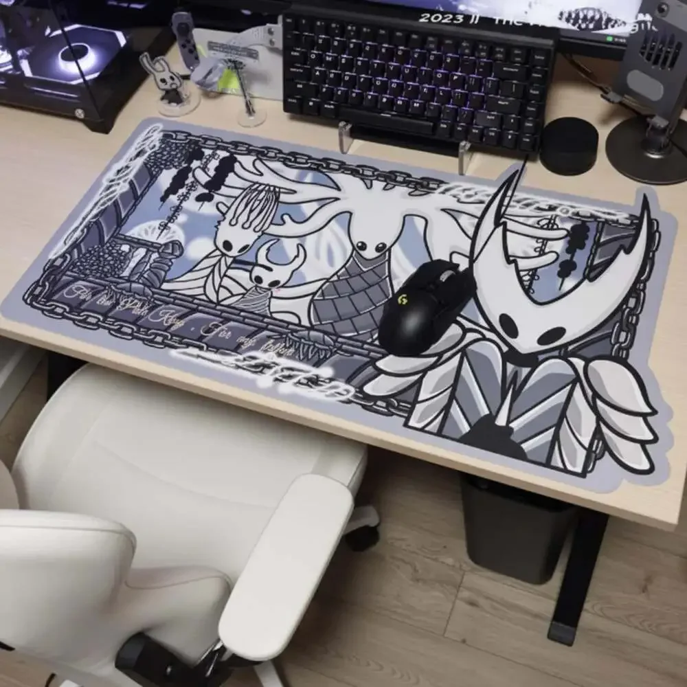 Hollow Knight Leather Desk Mat | Pale King Pure Vessel Mouse Pad | Gamer Gift
